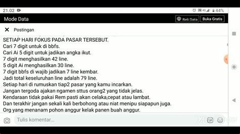 TEKNIK INVESTASI BBFS 7/8 DIGIT MENURUT .